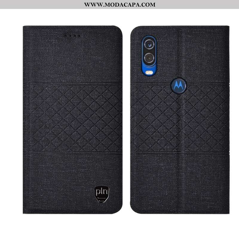 Capas Motorola One Vision Protetoras Cases Telemóvel Antiqueda Preto Grade Venda