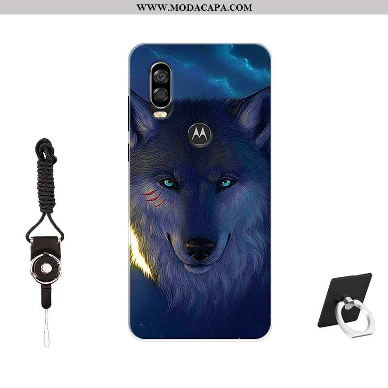 Capa Motorola One Vision Tendencia Soft Telemóvel Cases Silicone Antiqueda Capas Venda