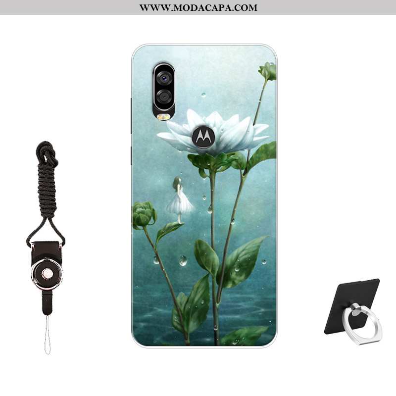 Capa Motorola One Vision Tendencia Soft Telemóvel Cases Silicone Antiqueda Capas Venda