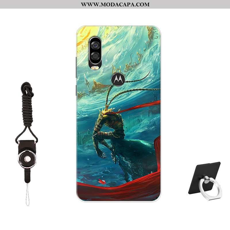 Capa Motorola One Vision Tendencia Soft Telemóvel Cases Silicone Antiqueda Capas Venda