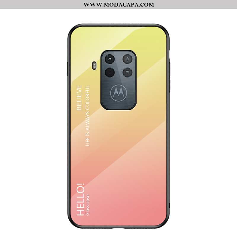 Capas Motorola One Zoom Protetoras Vidro Telemóvel Tendencia Gradiente Cases Completa Comprar