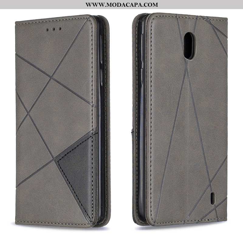 Capas Nokia 1 Plus Protetoras Couro Cases Negócio Minimalista Cover Promoção