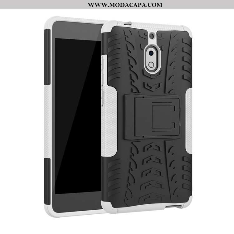 Capas Nokia 2.1 Protetoras Resistente Silicone Cases Antiqueda Bege Venda