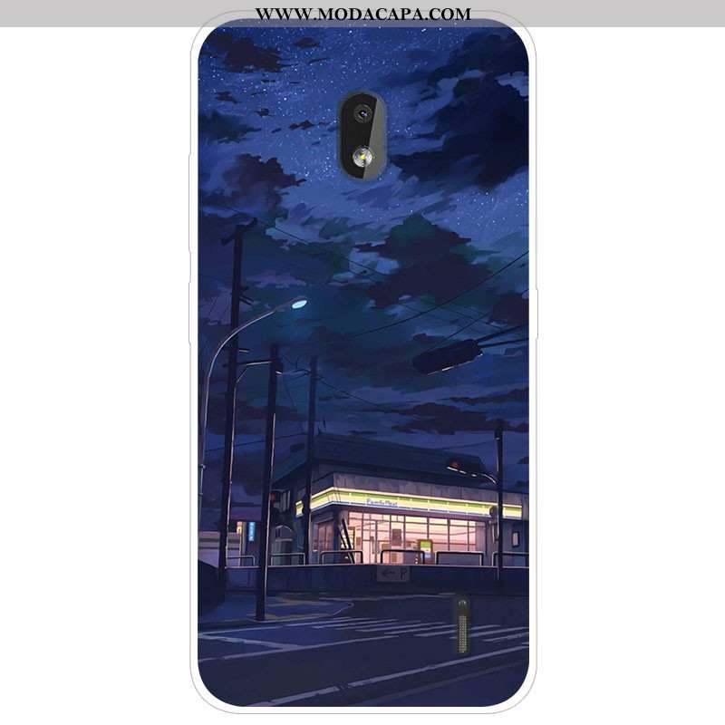 Capas Nokia 2.2 Tendencia Cases Telemóvel Desenho Animado Personalizada Cinza Protetoras Baratas