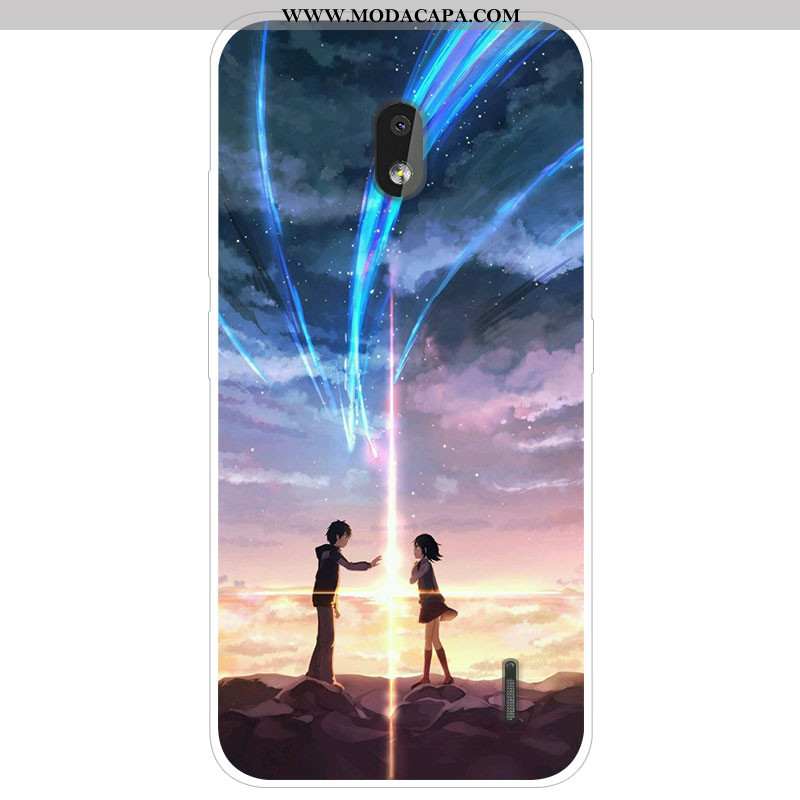 Capas Nokia 2.2 Tendencia Cases Telemóvel Desenho Animado Personalizada Cinza Protetoras Baratas