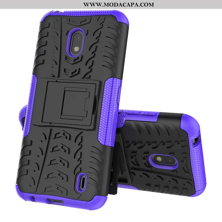 Capa Nokia 2.2 Protetoras Roxa Silicone Capas Cases Antiqueda Telemóvel Venda