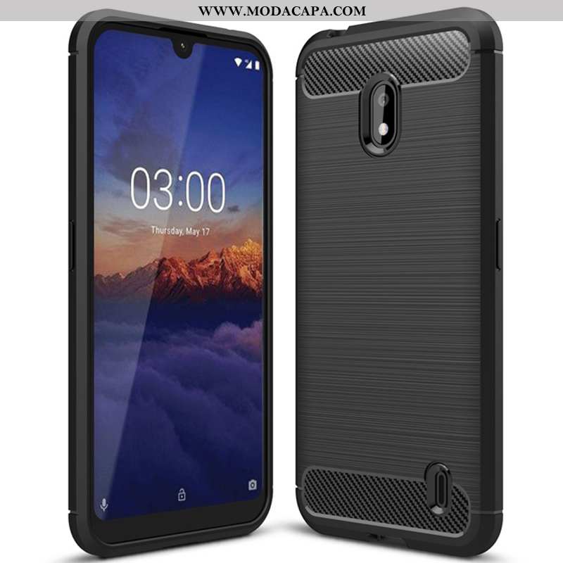 Capas Nokia 2.2 Protetoras Fibra Cases Seda Vermelho Tendencia Soft Baratas