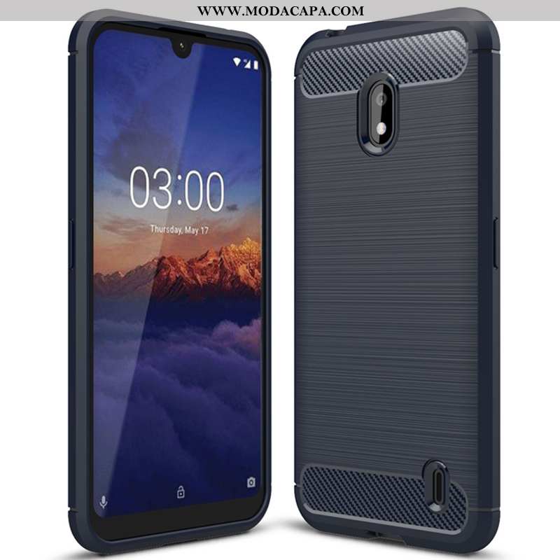 Capas Nokia 2.2 Protetoras Fibra Cases Seda Vermelho Tendencia Soft Baratas