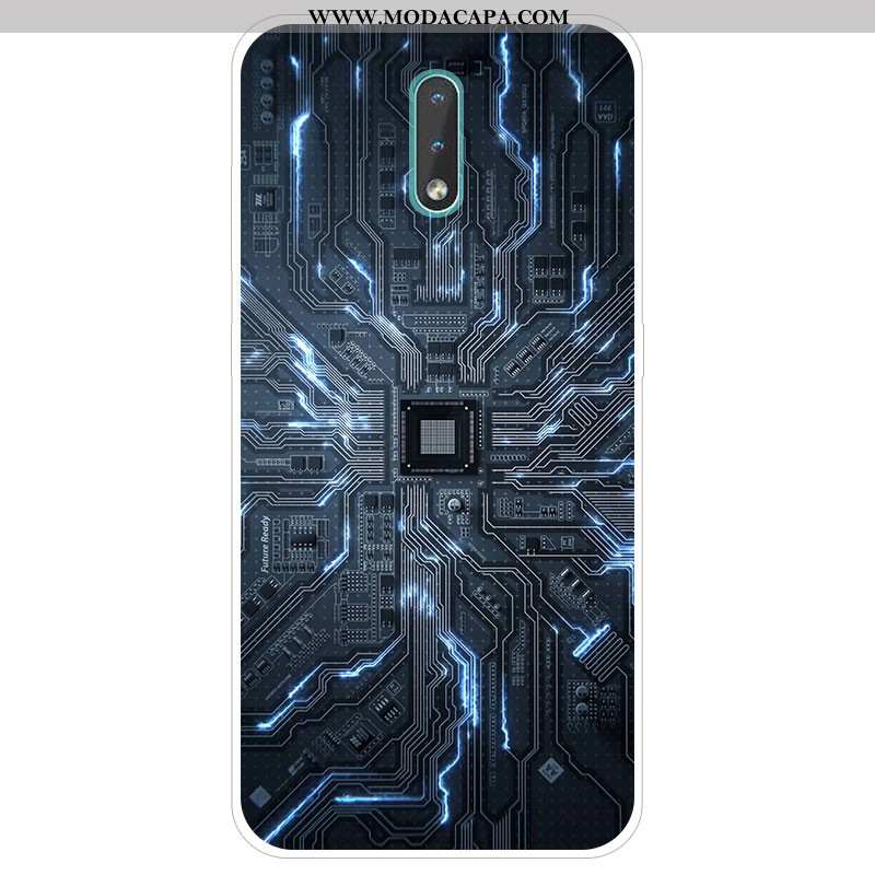 Capas Nokia 2.3 Tendencia Telemóvel Personalizada Protetoras Silicone Cinza Desenho Animado Promoção