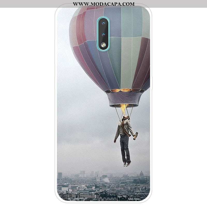 Capas Nokia 2.3 Tendencia Telemóvel Personalizada Protetoras Silicone Cinza Desenho Animado Promoção