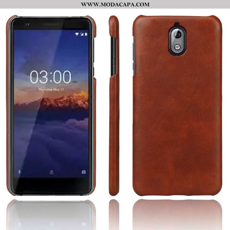 Capa Nokia 3.1 Vintage Tendencia Cases Capas Business Protetoras Couro Venda