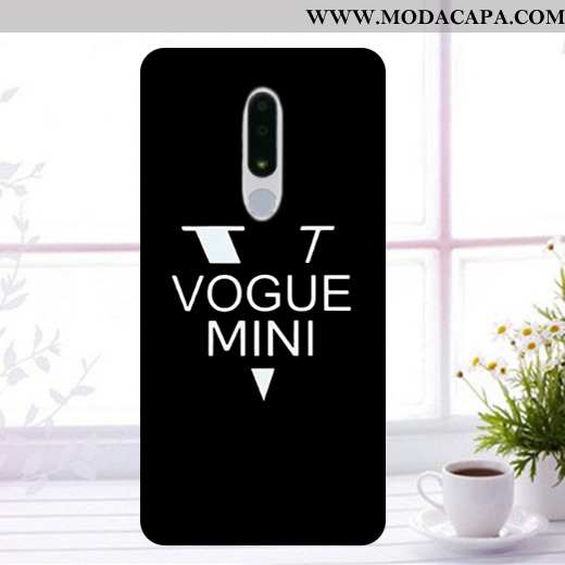 Capas Nokia 3.1 Plus Soft Protetoras Preto Antiqueda Telemóvel Cases Promoção