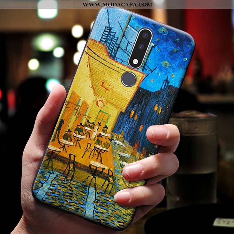 Capa Nokia 3.1 Plus Desenho Animado Capas Cordao Azul Telemóvel Cases Comprar