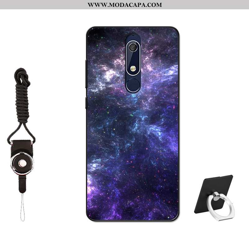 Capas Nokia 5.1 Silicone Malha Completa Soft Protetoras Vermelho Comprar