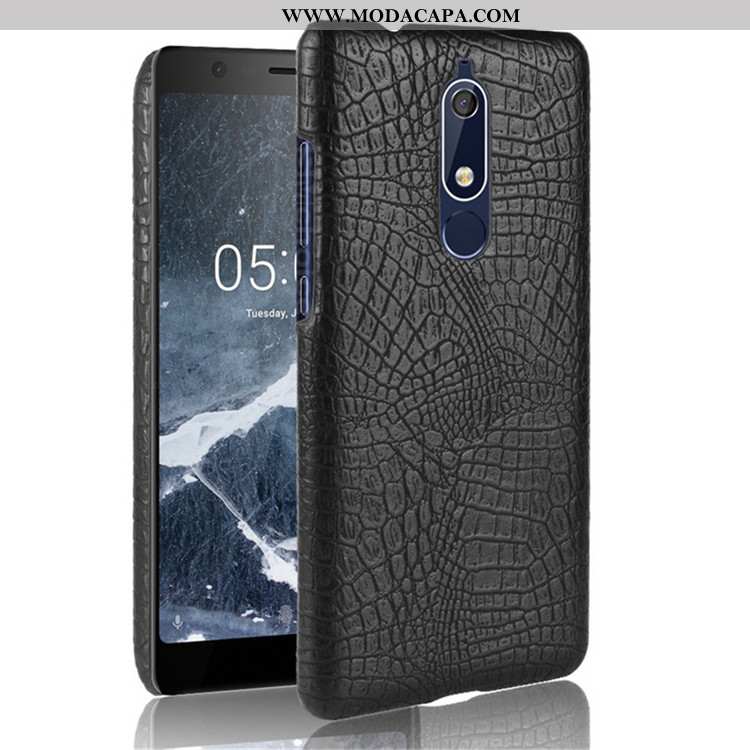 Capa Nokia 5.1 Personalizada Fosco Protetoras Antiqueda Preto Capas Resistente Baratos