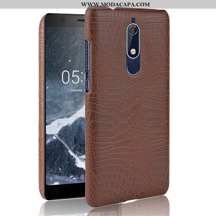 Capa Nokia 5.1 Personalizada Fosco Protetoras Antiqueda Preto Capas Resistente Baratos