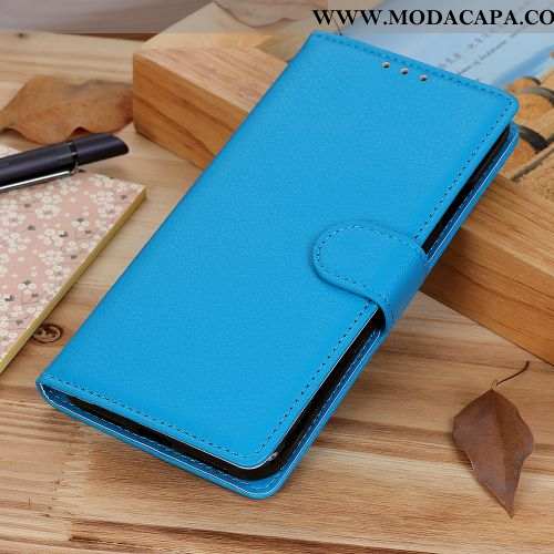 Capa Nokia 5.1 Couro Couro Branco Antiqueda Negócio Completa Capas Comprar