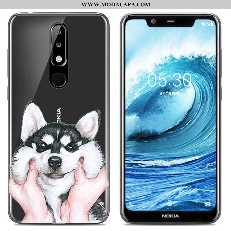 Capas Nokia 5.1 Plus Desenho Animado Cases Soft Protetoras Rosa Criativas Pintado Online