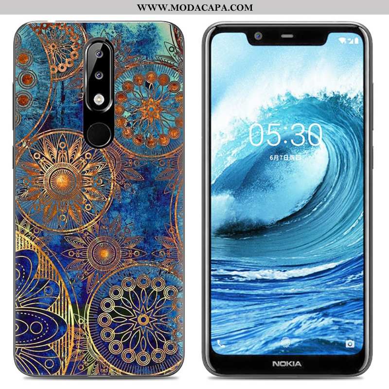 Capas Nokia 5.1 Plus Desenho Animado Cases Soft Protetoras Rosa Criativas Pintado Online