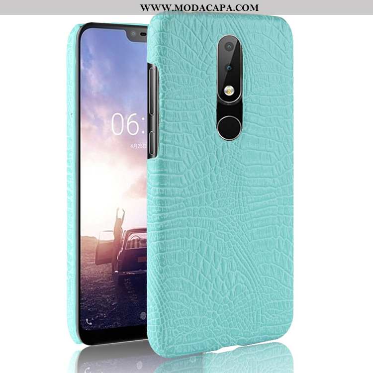 Capa Nokia 5.1 Plus Capas Verde Telemóvel Business Cases Antiqueda Crocs Venda