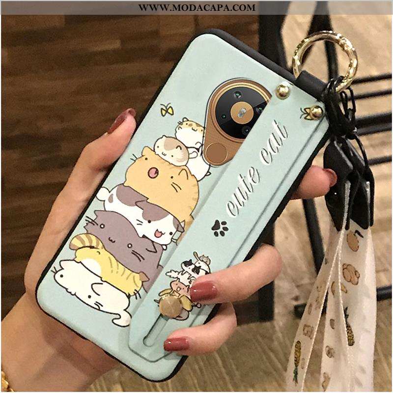 Capas Nokia 5.3 Tendencia Soft Pequena Telemóvel Amarela Cases Promoção