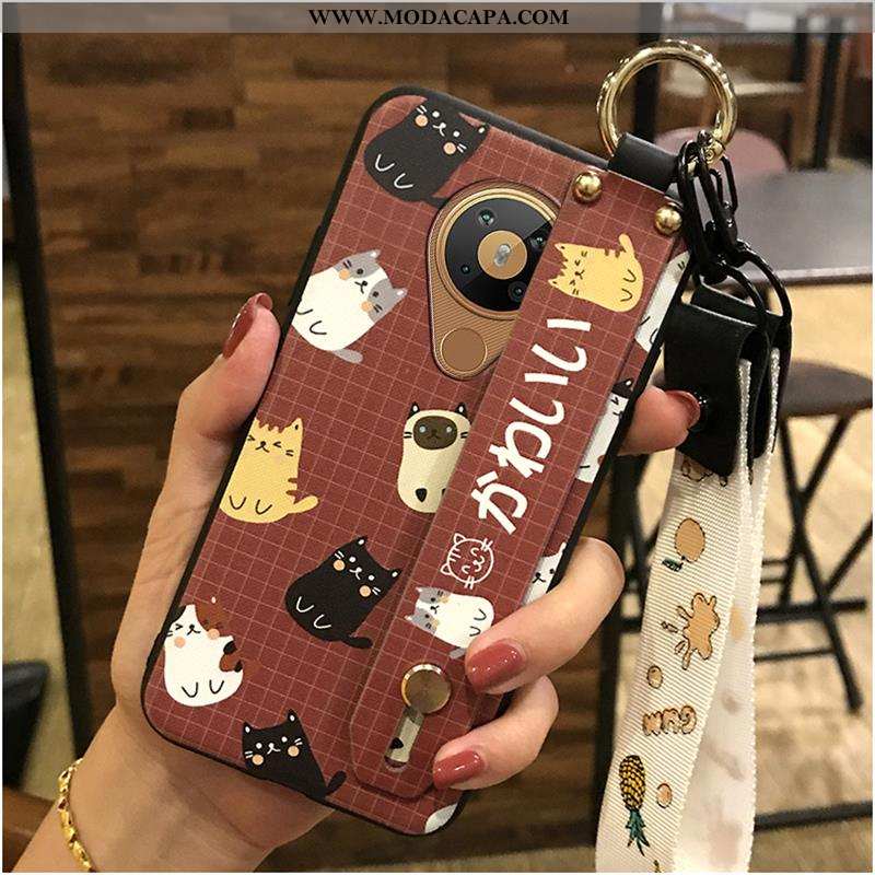 Capas Nokia 5.3 Tendencia Soft Pequena Telemóvel Amarela Cases Promoção