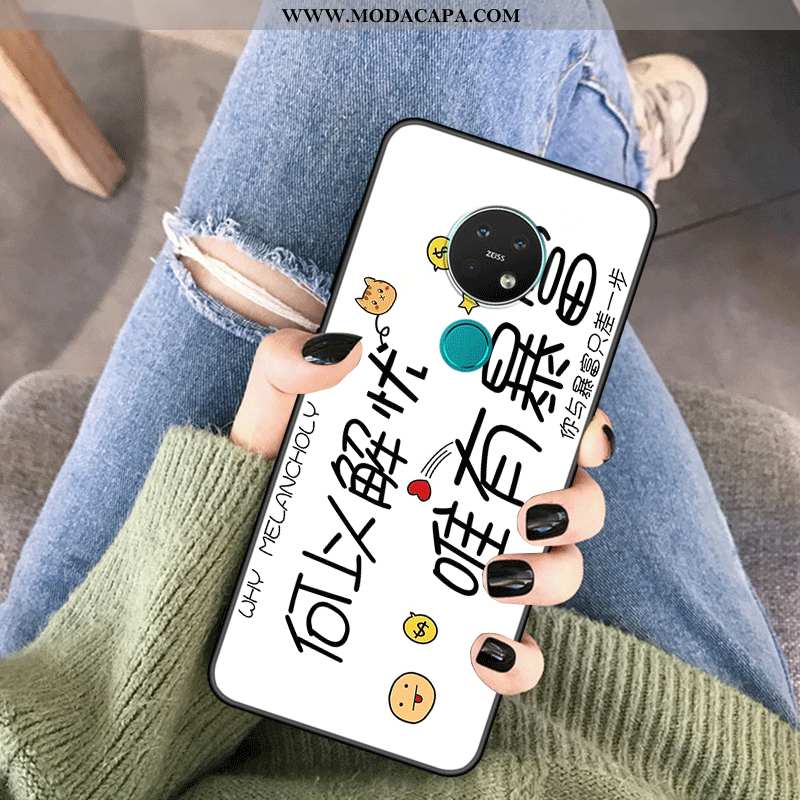 Capa Nokia 6.2 Protetoras Cases Silicone Personalizado Casal Preto Soft Baratos