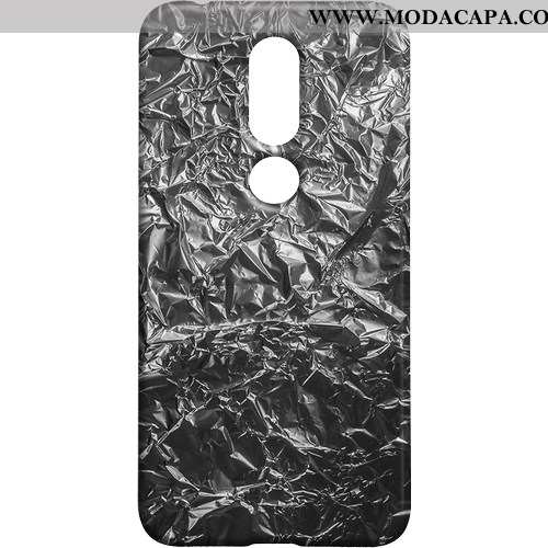 Capas Nokia 7.1 Metalasse Fosco Vintage Cases Protetoras Telemóvel Resistente Baratos