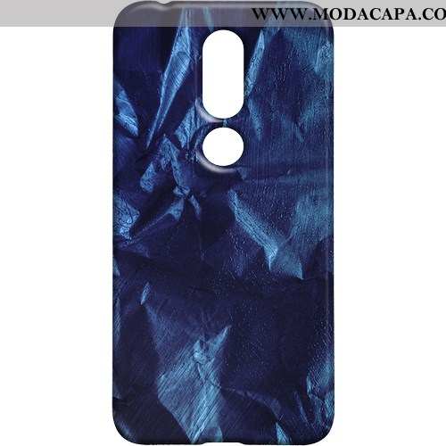 Capas Nokia 7.1 Metalasse Fosco Vintage Cases Protetoras Telemóvel Resistente Baratos