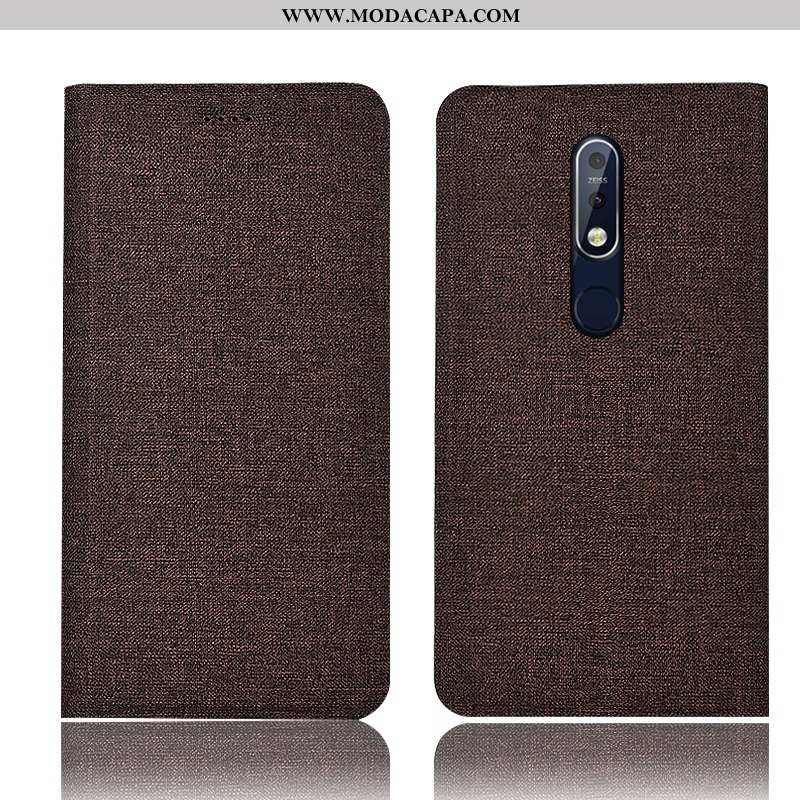 Capas Nokia 7.1 Protetoras Antiqueda Cover Completa Couro Cases Online