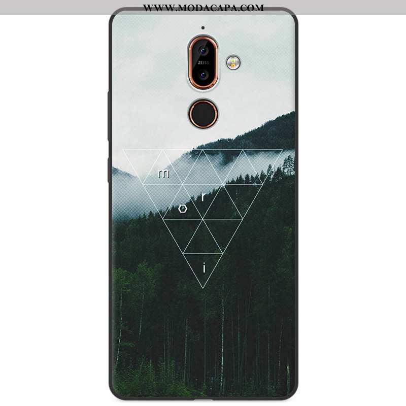 Capa Nokia 7 Plus Desenho Animado Silicone Cases Cola Protetoras Completa Capas Promoção