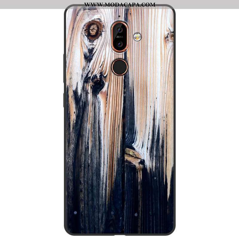 Capas Nokia 7 Plus Madeira Telemóvel Protetoras Cases Pintado Amarelo Comprar