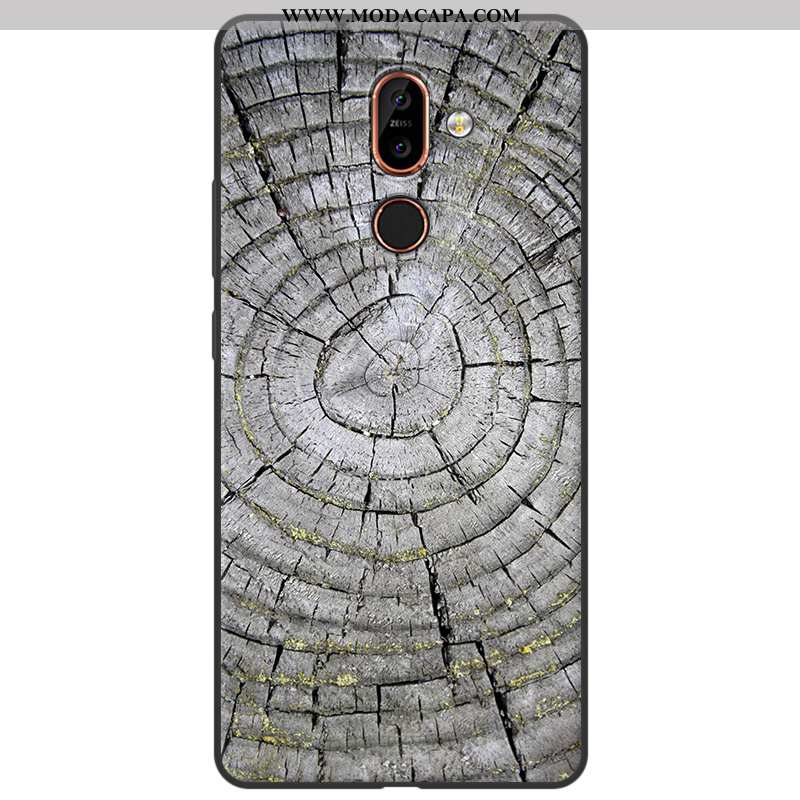 Capas Nokia 7 Plus Madeira Telemóvel Protetoras Cases Pintado Amarelo Comprar