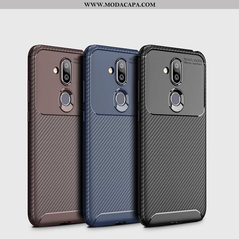 Capa Nokia 8.1 Protetoras Soft Telemóvel Capas Antiqueda Negócio Cases Barato