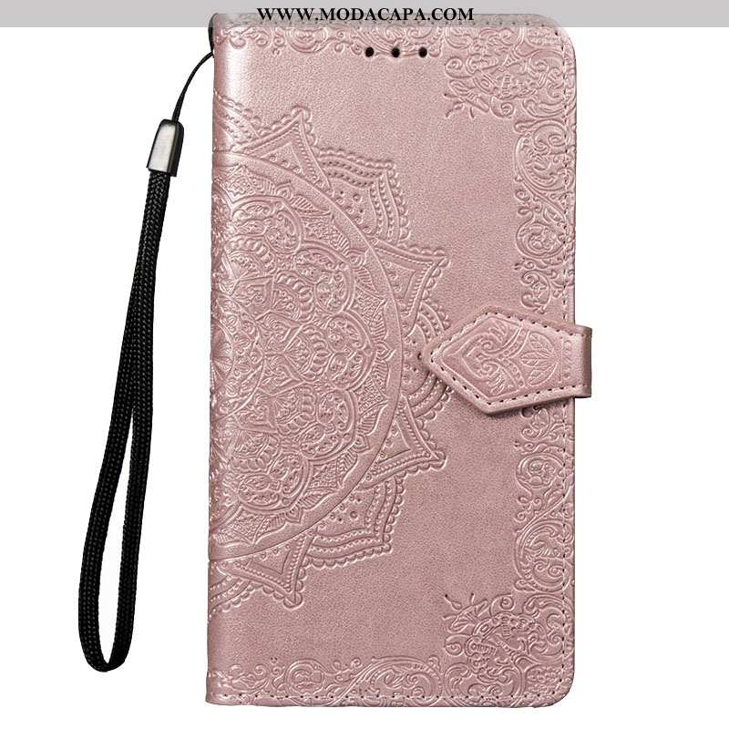 Capa Nokia 8.1 Couro Soft Completa Telemóvel Protetoras Rosa Cover Barato