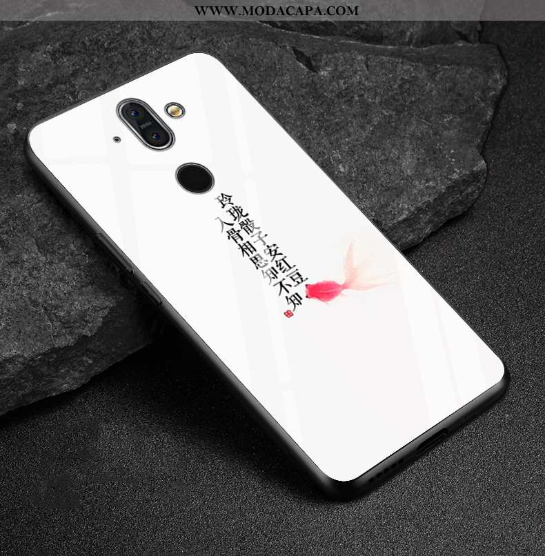 Capas Nokia 8 Sirocco Criativas Protetoras Telemóvel Cases Malha Desenho Animado Vermelho Comprar