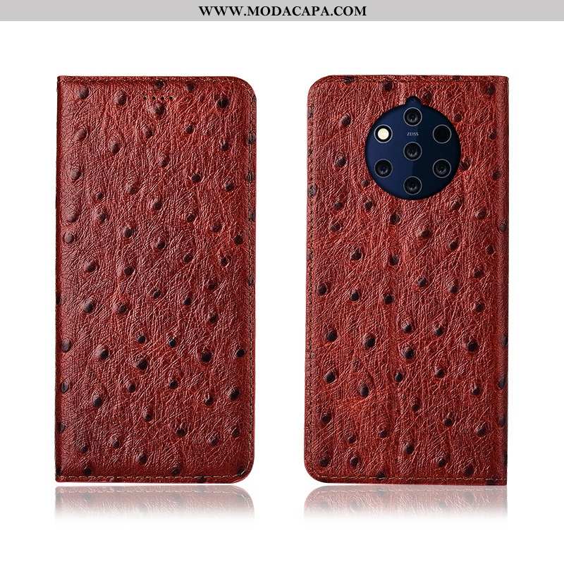 Capas Nokia 9 Pureview Couro Cor De Vinho Silicone Soft Antiqueda Protetoras Cases Venda