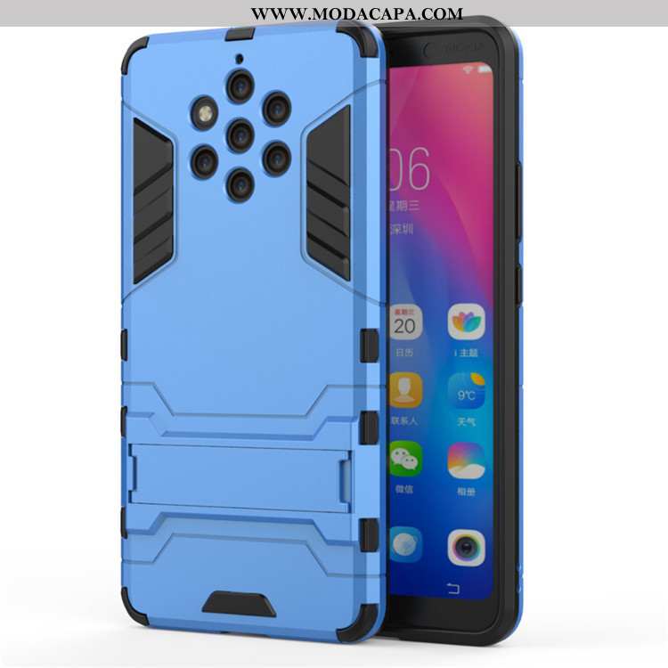 Capas Nokia 9 Pureview Protetoras Suporte Invisivel Telemóvel Cases Dourada Online