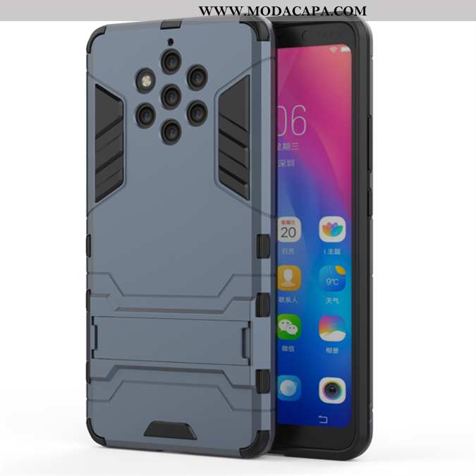 Capas Nokia 9 Pureview Protetoras Suporte Invisivel Telemóvel Cases Dourada Online