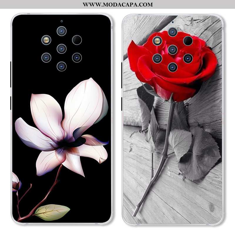 Capas Nokia 9 Pureview Protetoras Rosa Criativas Cases Antiqueda Desenho Animado Promoção
