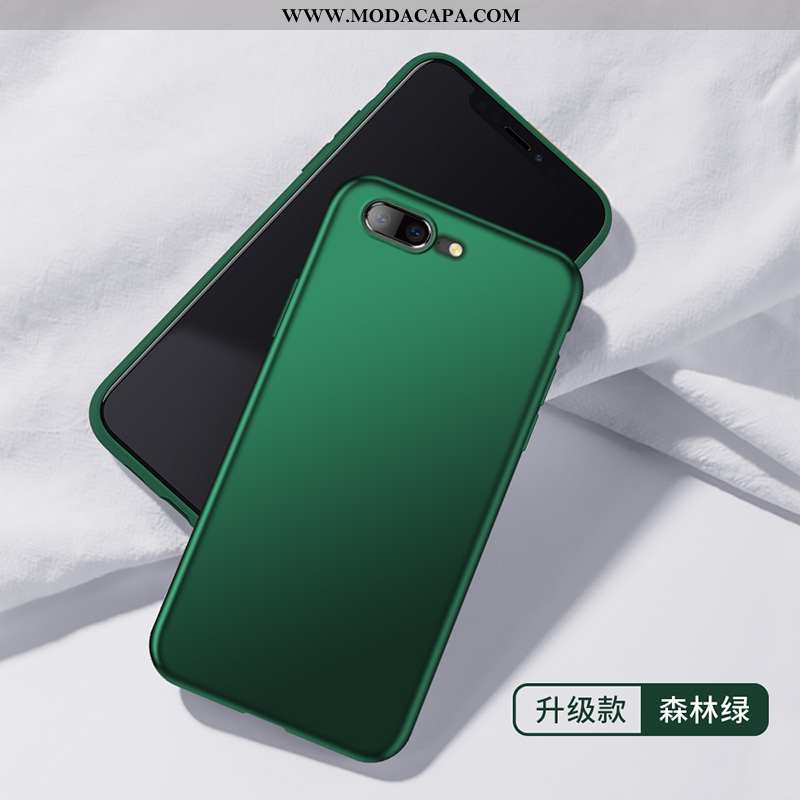 Capas Oneplus 5 Slim Verde Soft Telemóvel Simples Completa Baratas