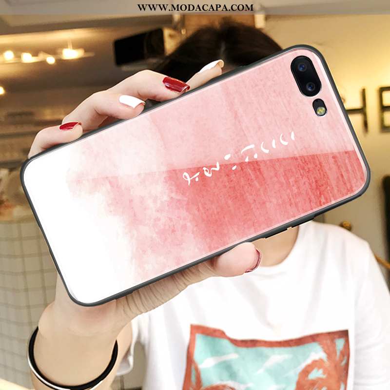 Capas Oneplus 5 Soft Telemóvel Silicone Vermelho Cases Personalizada Casal Venda