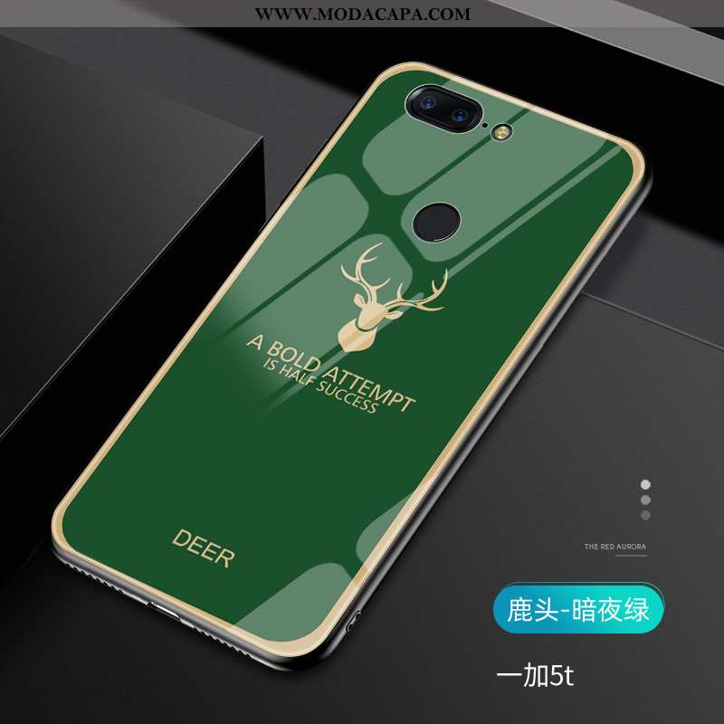 Capa Oneplus 5t Criativas Tendencia Completa Cases Capas Malha Verde Baratos