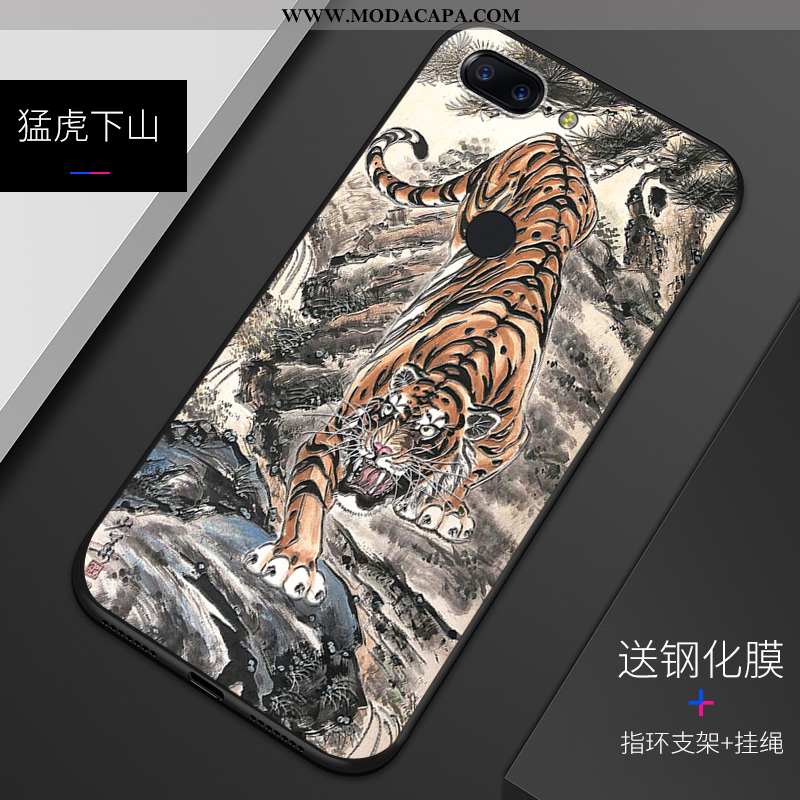 Capas Oneplus 5t Protetoras Completa Silicone Antiqueda Bege Telemóvel Costume Venda