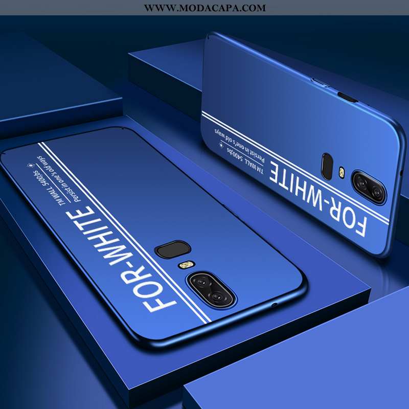 Capas Oneplus 6 Personalizada Protetoras Azul Cases Tendencia Super Slim Baratos