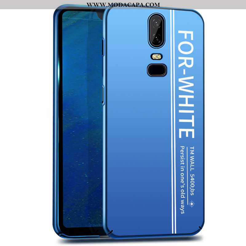 Capas Oneplus 6 Personalizada Protetoras Azul Cases Tendencia Super Slim Baratos