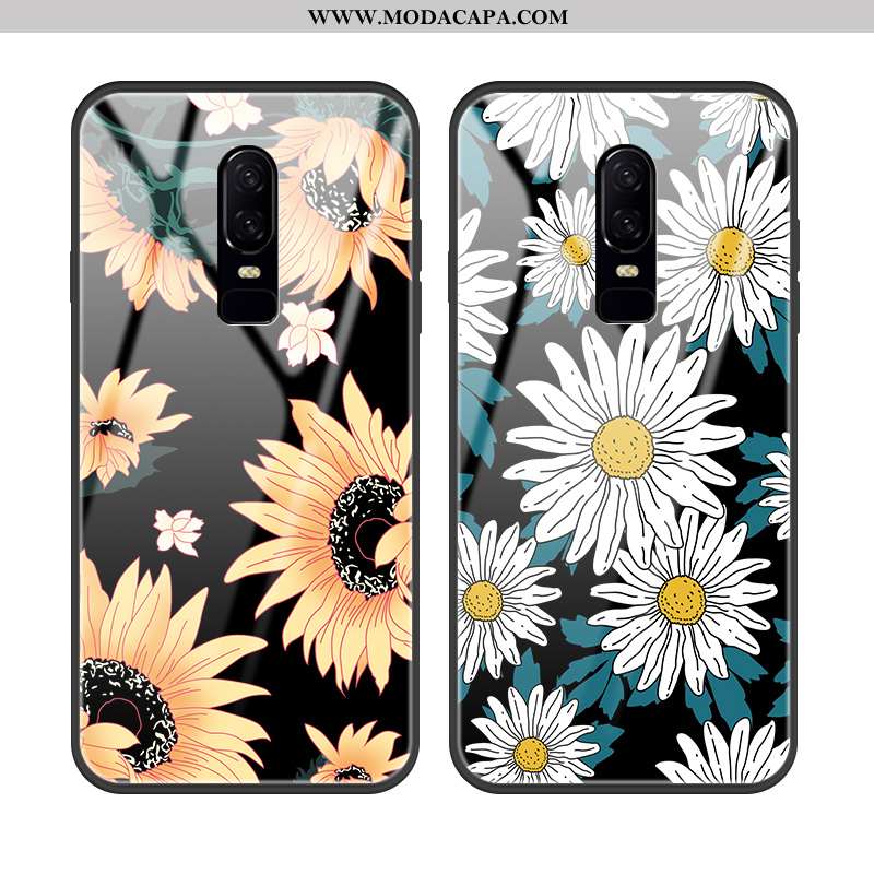 Capa Oneplus 6 Estiloso Cases Florido Protetoras Antiqueda Vidro Capas Comprar