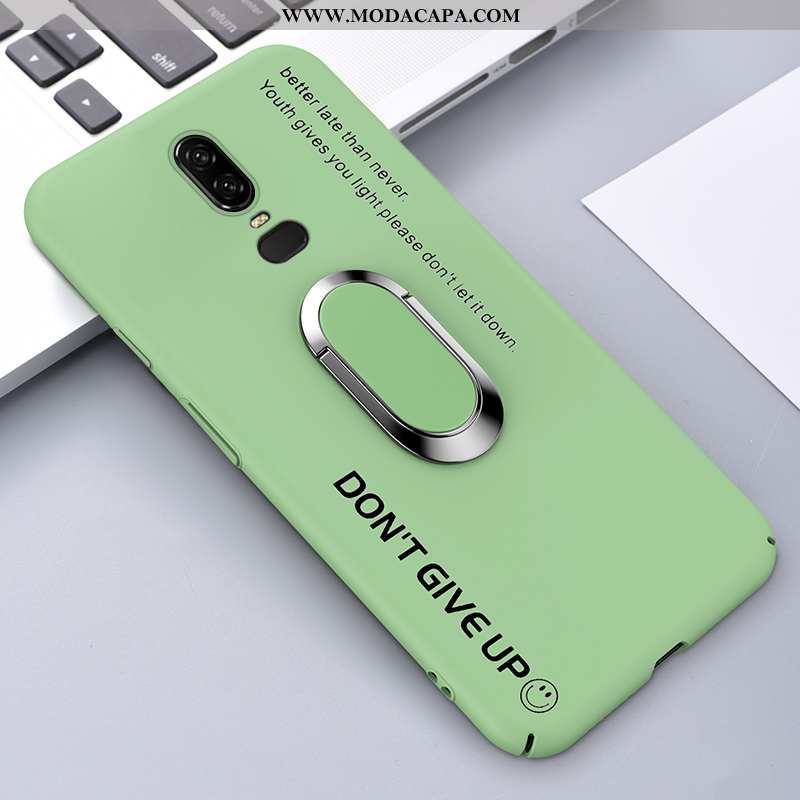 Capa Oneplus 6 Tendencia Fosco Vermelho Completa Verde Capas Telemóvel Comprar