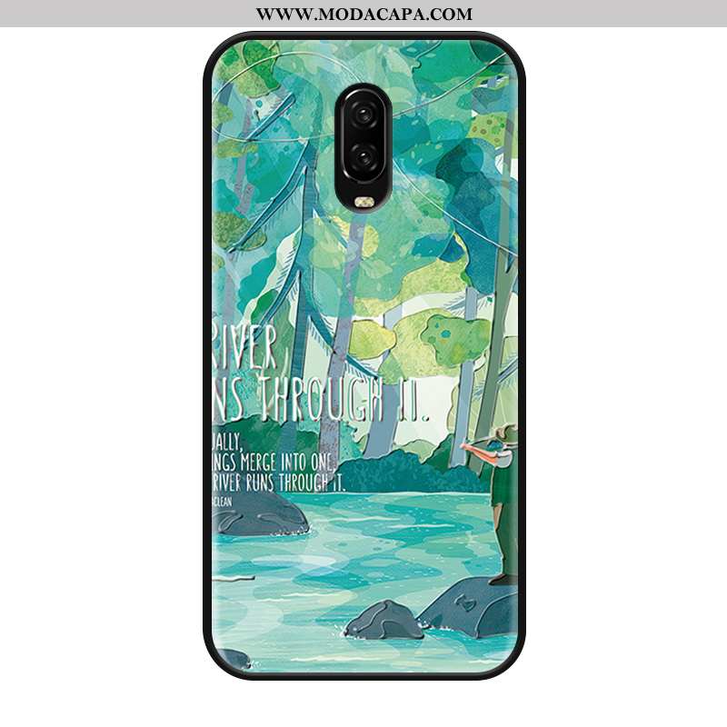 Capas Oneplus 6t Protetoras Pequena Antiqueda Verde Telemóvel Cases Venda