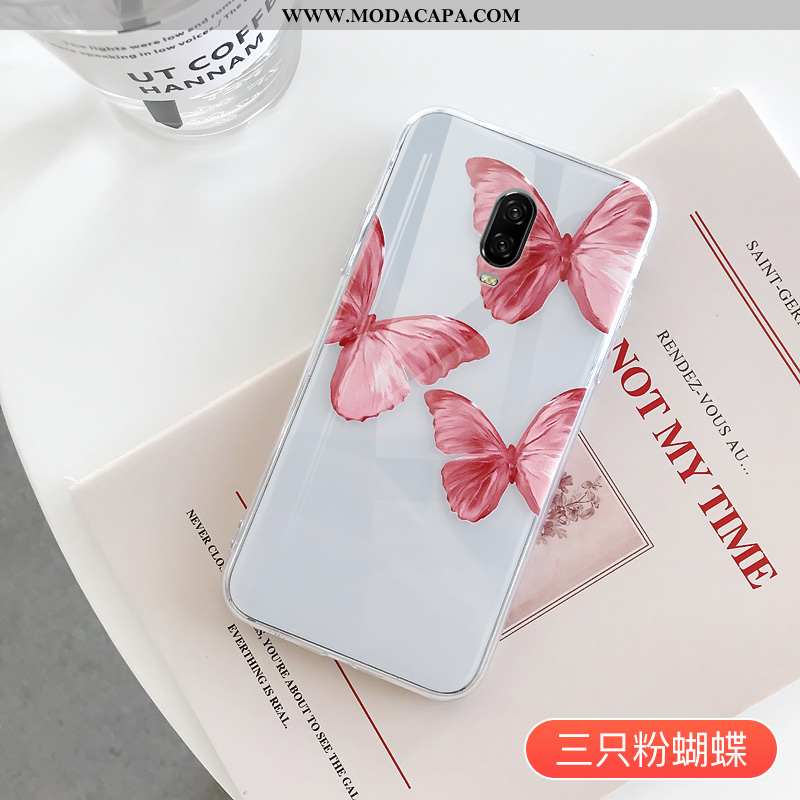 Capa Oneplus 6t Personalizada Casal Vermelho Pu Telemóvel Criativas Capas Online